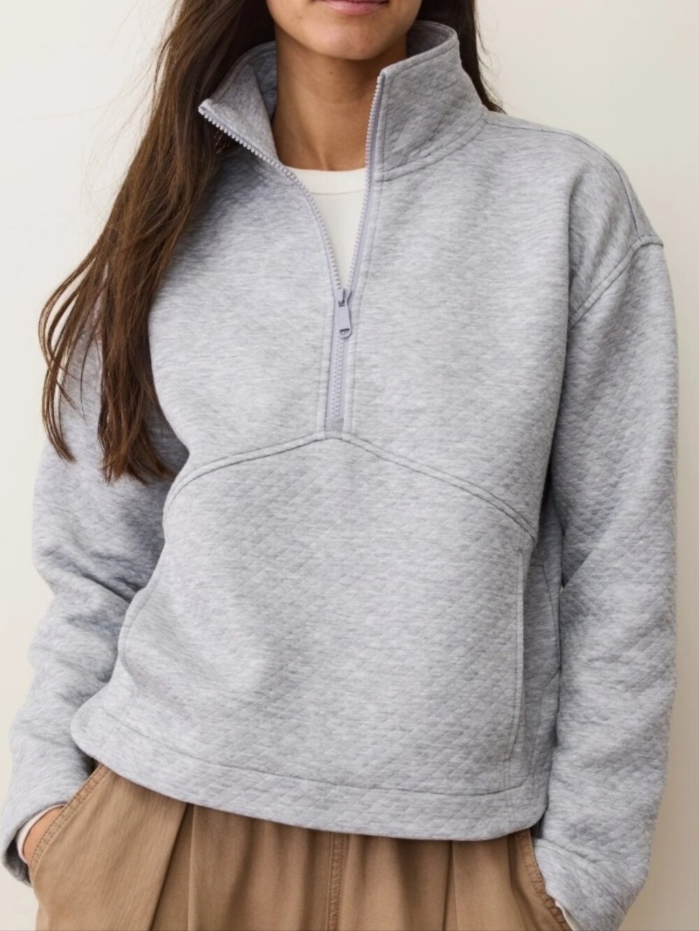 Marine Layer Corbet Quilted Half Zip Sz Med NWT